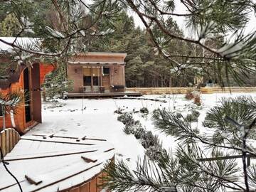 Фото номера Бунгало у воды Загородные дома Дом с камином в лесу г. Pogorelka 47